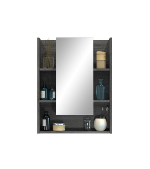 copy of Ensemble Salle de bain CORA : meuble suspendu avec vasque + 2 colonnes + miroir 140 x 50 x 53 cm