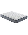 LIT coffre VIOLET gris + matelas et tête de lit inclus 160x200 cm