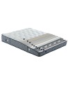 LIT coffre VIOLET gris + matelas et tête de lit inclus 160x200 cm