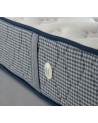 LIT coffre VIOLET gris + matelas et tête de lit inclus 160x200 cm