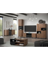 Salón KYOTO completo: mesa de centro, mueble TV, vitrina, cómoda alta, (buffet)
