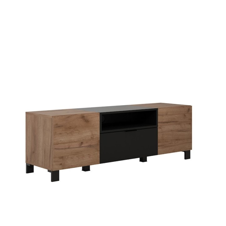 Salon complet KYOTO : table basse, meuble TV, vitrine, commode haute, (buffet) Salon complet KYOTO : table basse, meuble TV, vitrine, commode haute, (buffet)