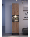 Salon complet KYOTO : table basse, meuble TV, vitrine, commode haute, (buffet)