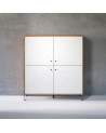 copy of Salon complet KYOTO : table basse, meuble TV, vitrine, commode haute, (buffet)