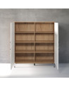 copy of Salon complet KYOTO : table basse, meuble TV, vitrine, commode haute, (buffet)