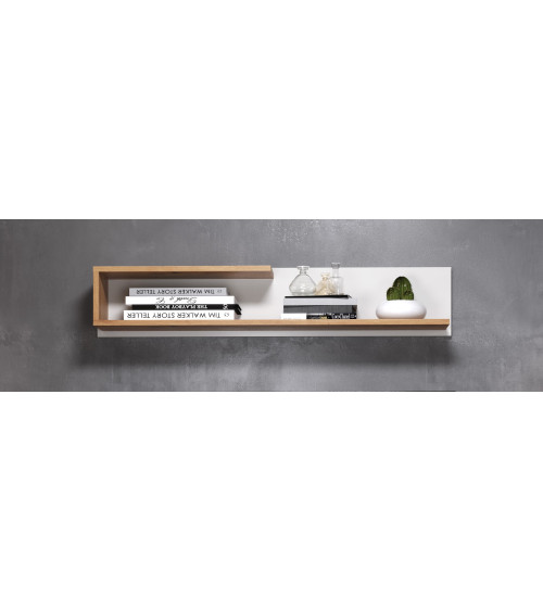 Sala BIANCA completa: mesa de centro, móvel de TV, vitrine, cômoda alta, (aparador)