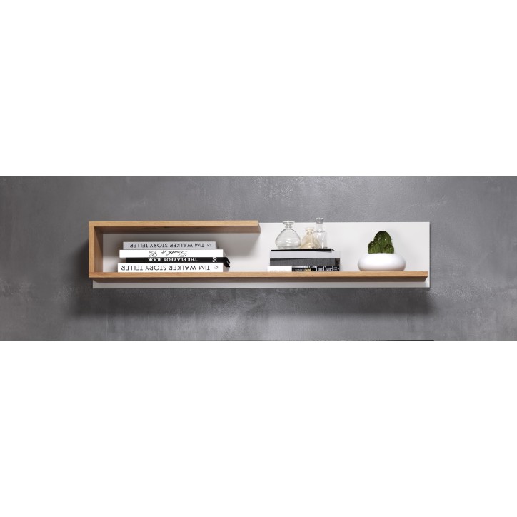 Salon complet BIANCA : table basse, meuble TV, vitrine, commode haute, (buffet) Salon complet BIANCA : table basse, meuble TV, vitrine, commode haute, (buffet)