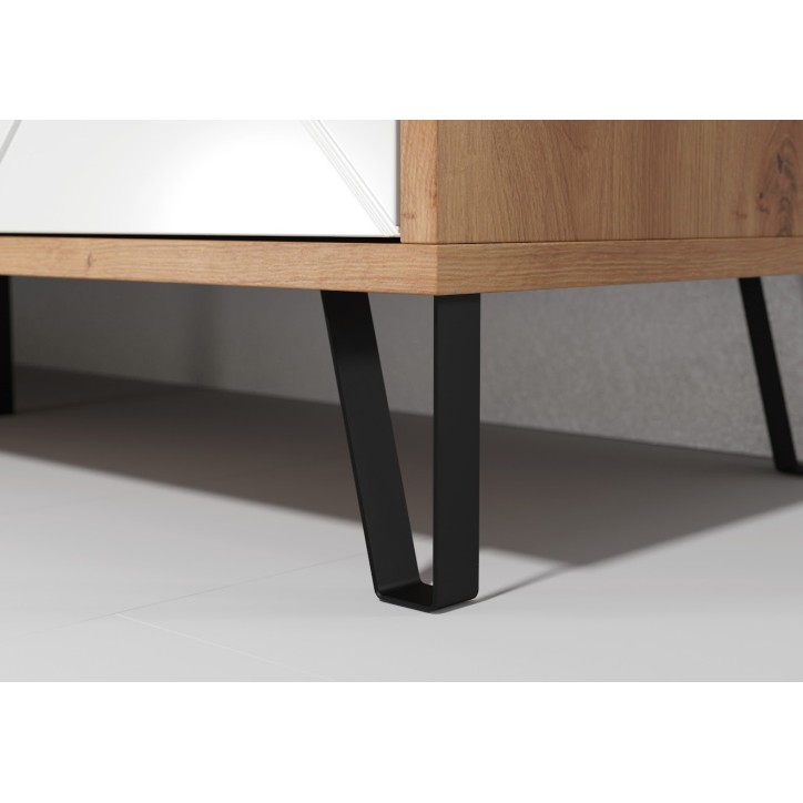 copy of Salon complet KYOTO : table basse, meuble TV, vitrine, commode haute, (buffet)