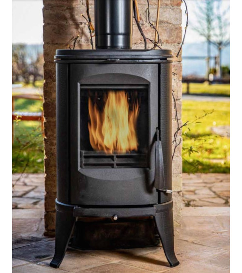 Gietijzeren houtkachel MARACAY 3-zijdig glas 14 kW