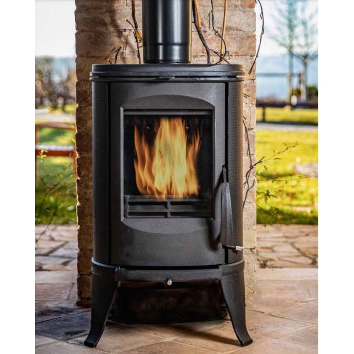 Estufa de leña ELIPTIKO - 7,5 kW