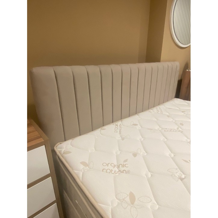 LIT coffre + tête de lit SAFIR 160x200 cm