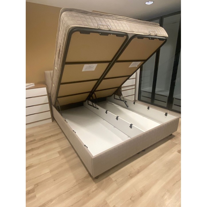 LIT coffre + tête de lit SAFIR 160x200 cm