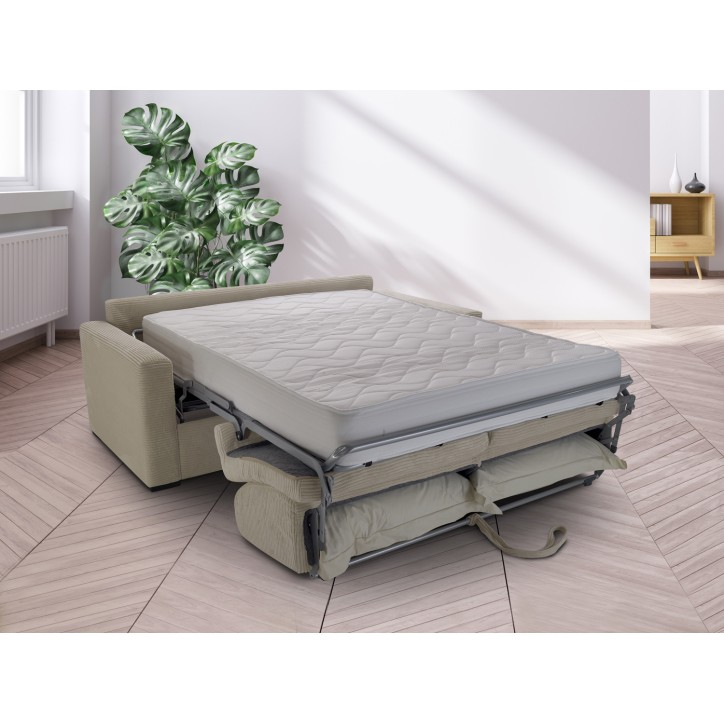 Sofá cama TORINO 3 lugares colchão 20 cm