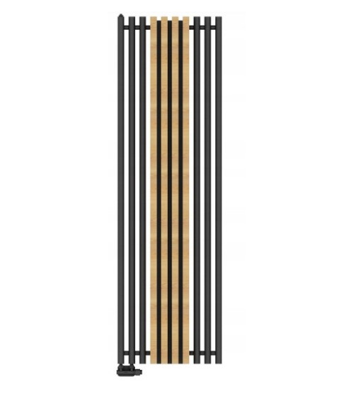Radiateur eau chaude FLOWER noir mat en plusieurs dimensions