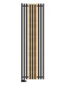 copy of Radiateur eau chaude FLOWER noir mat en plusieurs dimensions