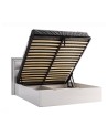Lit coffre BELLA blanc 160 cm