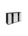 Credenza CALI 140 cm nero e bianco
