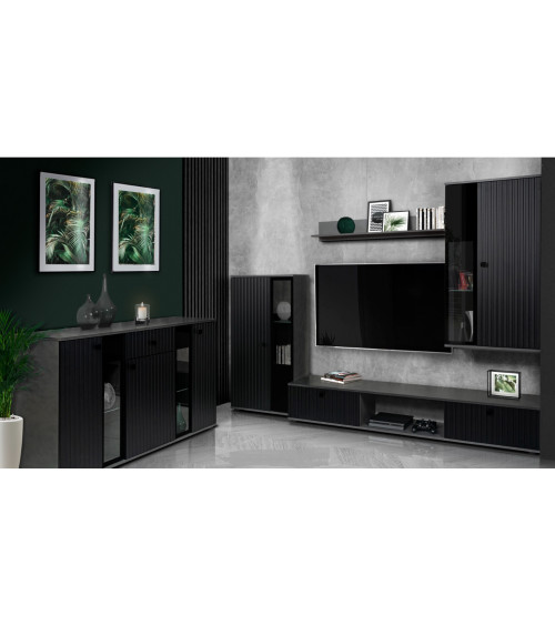 CALI sala de estar completa preto