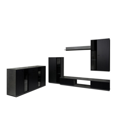 Salon complet CALI noir