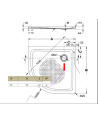 copy of Receveur de douche extra-plat ACSO ULTRASLIM semi-circulaire 80x80 cm et 90x90 cm blanc