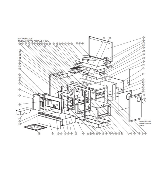 Cuisinière à bois CARMIN 90 cm