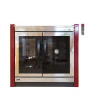 Cuisinière à bois PALANKA 91 cm rouge ou inox