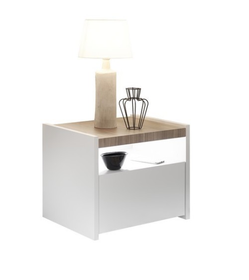 Lot de 2 chevets FULL 51 x 42 x 40 cm stelvio