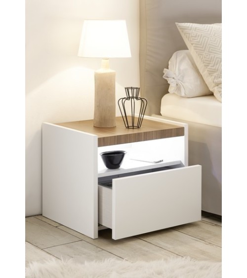 Lot de 2 chevets FULL 51 x 42 x 40 cm stelvio