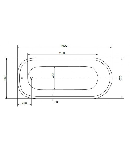 PALAO saarekekylpyamme, 174*88 cm- design-kylpyammeet - kylpyhuonekalusteet