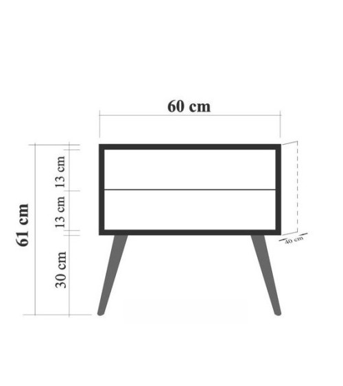 TABLE DE CHEVET CITY FRESH