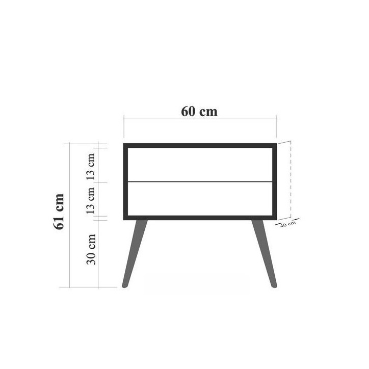 TABLE DE CHEVET CITY FRESH