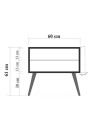 TABLE DE CHEVET CITY FRESH