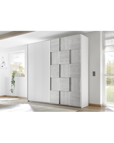 Armoire SATORI gris 179x205x57 cm