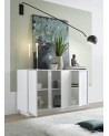 Buffet ICE blanc laqué 138 cm