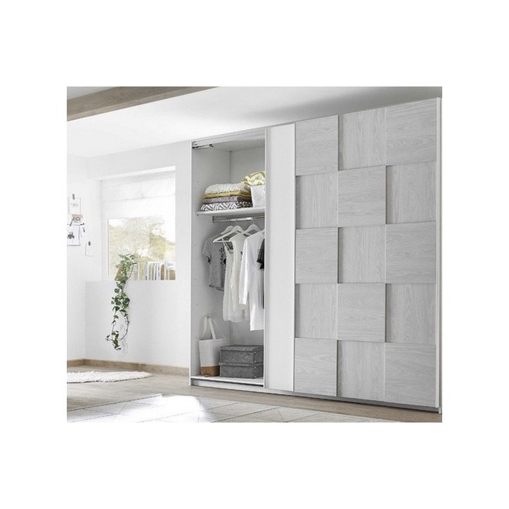 Armoire SATORI gris 179x205x57 cm