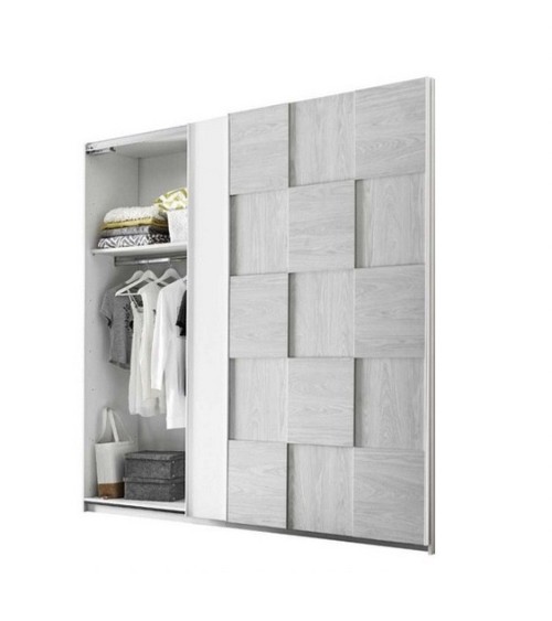 Armoire SATORI gris 179x205x57 cm