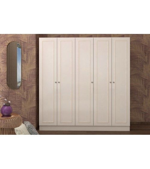 Armoire GOLD COUNTRY blanc 175x52x180 cm