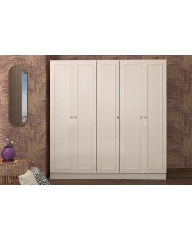 Armoire GOLD COUNTRY blanc 175x52x180 cm