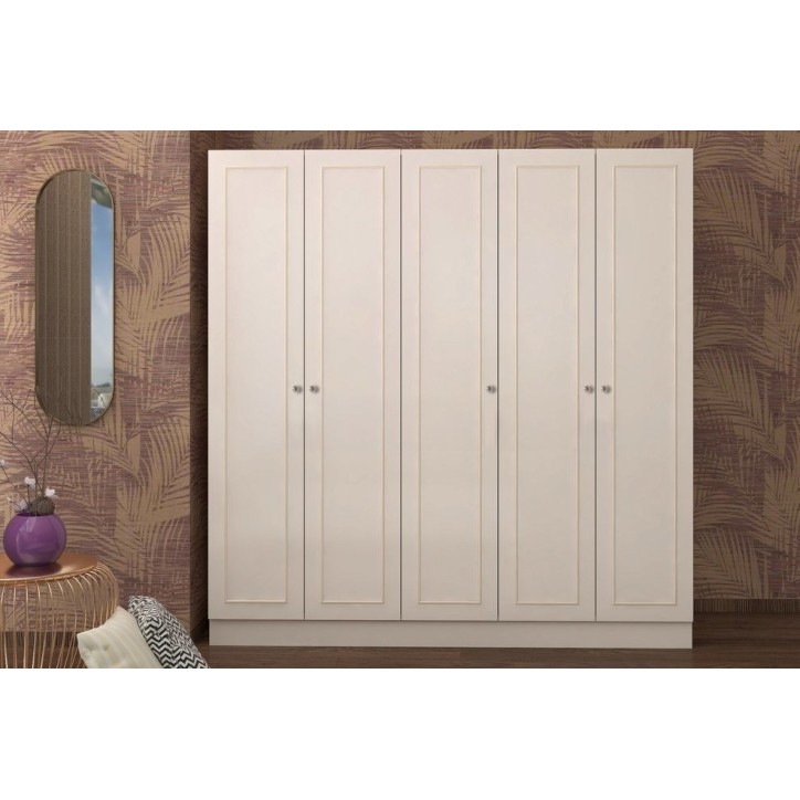Armoire GOLD COUNTRY blanc 175x52x180 cm