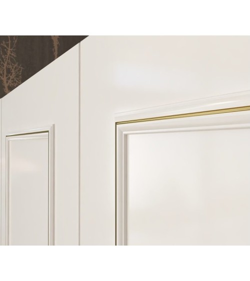 Armoire GOLD COUNTRY blanc 175x52x180 cm