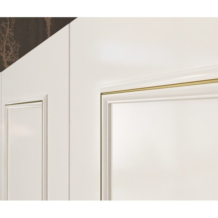 Armoire GOLD COUNTRY blanc 175x52x180 cm