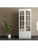 Armoire AVANTGARDE blanc avec miroir 70x52x180 cm