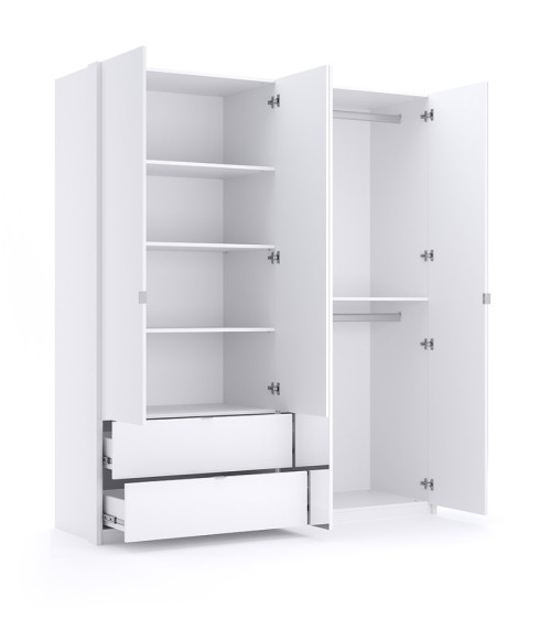 Dormitorio completo CATHERINE blanco opaco