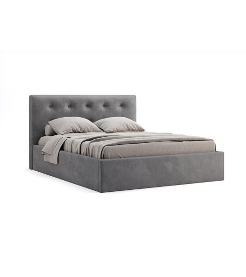 Cama baú CATHERINE cinza 180 cm