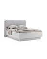copy of Chambre complète 2 chevets + commode + lit avec sommier Blanc et Gris