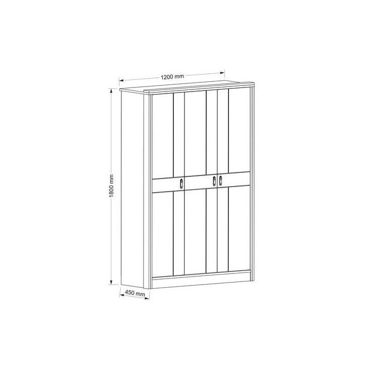 Armoire LOST NOYER 120 x 45 x 180 CM