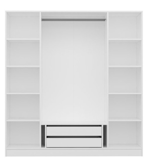 Armoire KALE blanc 180x52x190 cm