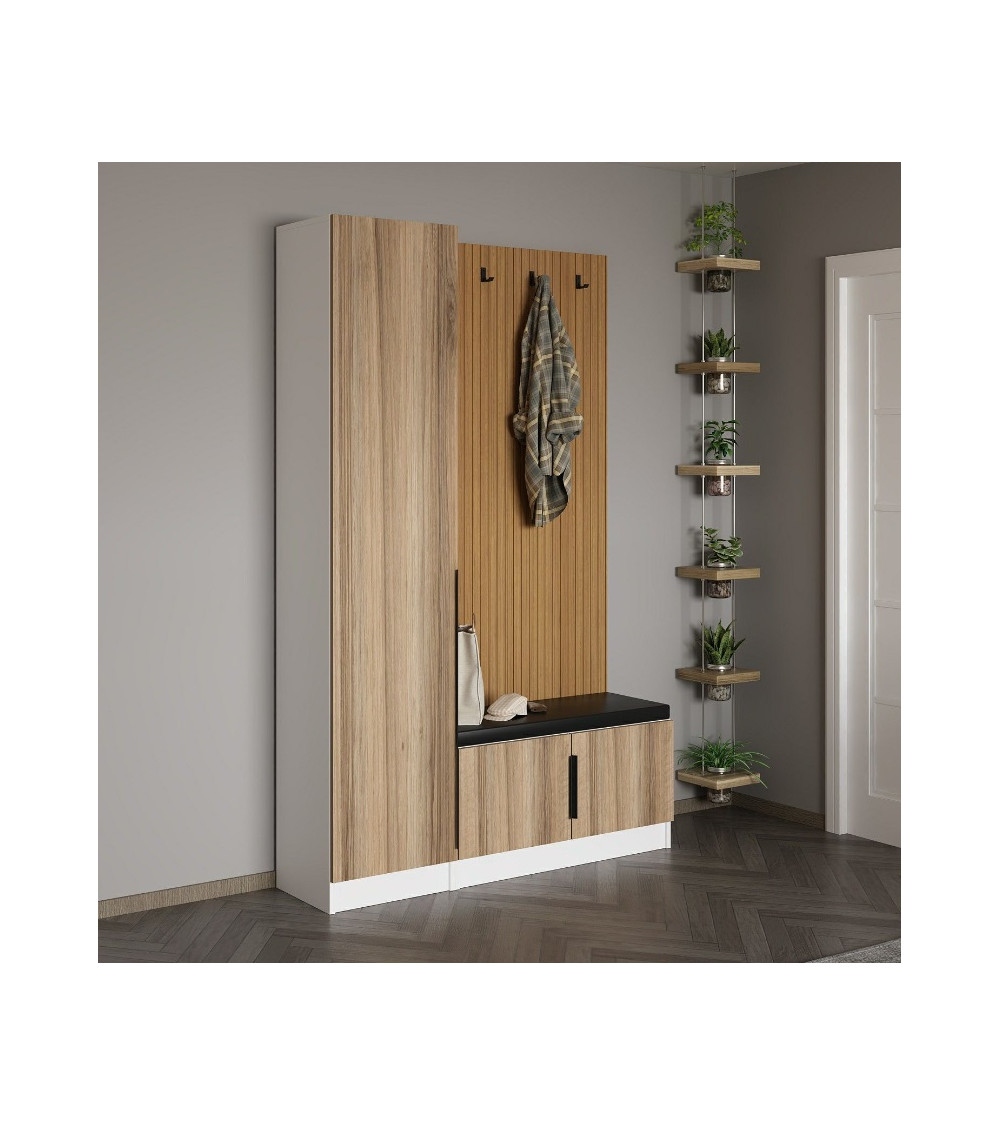 Mueble recibidor KALE 135 cm madera