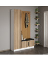copy of Meuble d'entrée KALE 180 cm blanc et bois