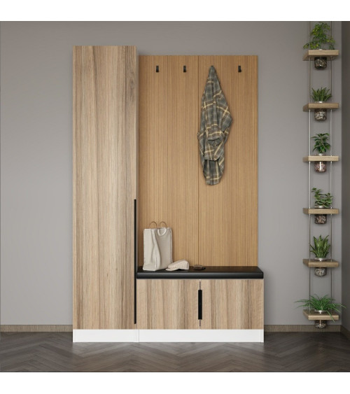 Meuble d'entrée KALE 135 cm bois